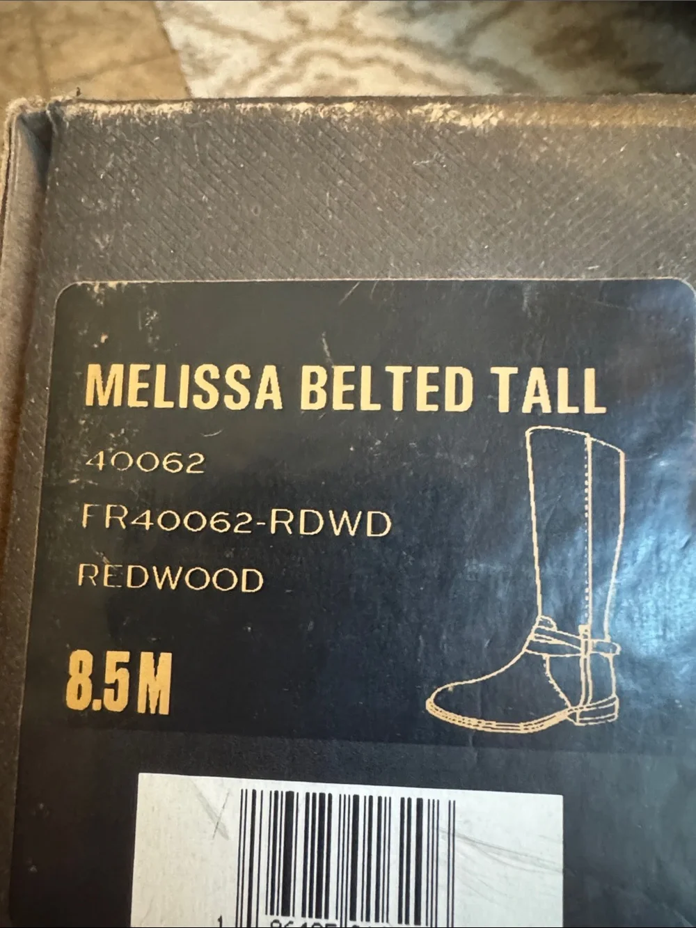 Frye Women's Melissa Belted Tall Riding Boots in Dark Brown Leather